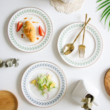 画像をギャラリービューアに読み込む, Korean Leaf Ceramic tableware 韓国風リーフ食器
