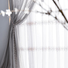 画像をギャラリービューアに読み込む, 【オーダー可】Modern Pearl Curtains ビーズフリンジトリムカーテン 2種類

