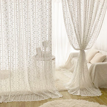 画像をギャラリービューアに読み込む, 【オーダー可】French White Lace Tulle Curtain  姫系刺繍レースカーテン
