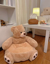 画像をギャラリービューアに読み込む, Bear Fluffy Sofa Chair クマのふわふわソファーチェアー
