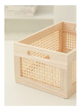 Load image into Gallery viewer, Rattan Basket ラタン収納バスケット（2色展開）
