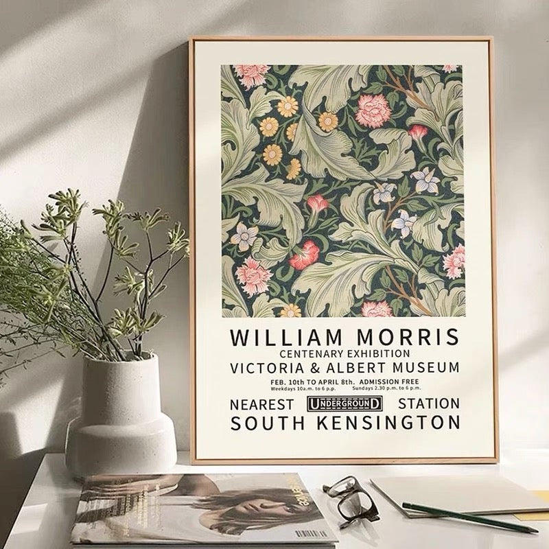 六畳の憩 William Morris Hanging Paintings ウィリアム・モリス