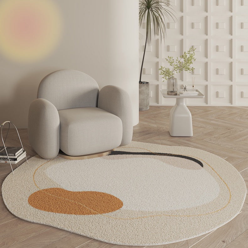 六畳の憩 4Design Cloud Shape Rug 雲形アートラグ