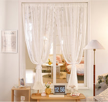 Load image into Gallery viewer, 【オーダー可】Romantic White Lace Sheer Curtain 姫系ホワイトレースカーテン
