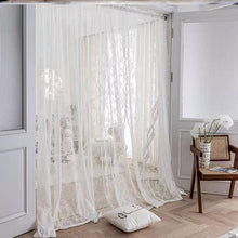 画像をギャラリービューアに読み込む, 【オーダー可】Romantic White Lace Sheer Curtain 姫系ホワイトレースカーテン
