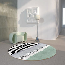 Load image into Gallery viewer, Modern Art Round Carpet モダンアートラウンドカーペット9種
