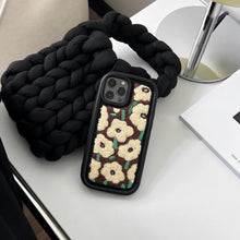 Load image into Gallery viewer, Plush Embroidered Flower iPhone Case モコモコ刺繍の花iPhoneケース
