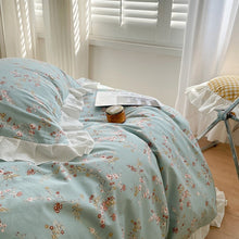 画像をギャラリービューアに読み込む, French Blue Flower Bedding Set フレンチブルーフラワー寝具カバーセット
