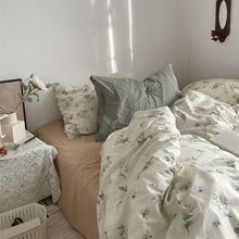 画像をギャラリービューアに読み込む, Vintage Gardenia Bedding Set クチナシ花柄の寝具カバーセット
