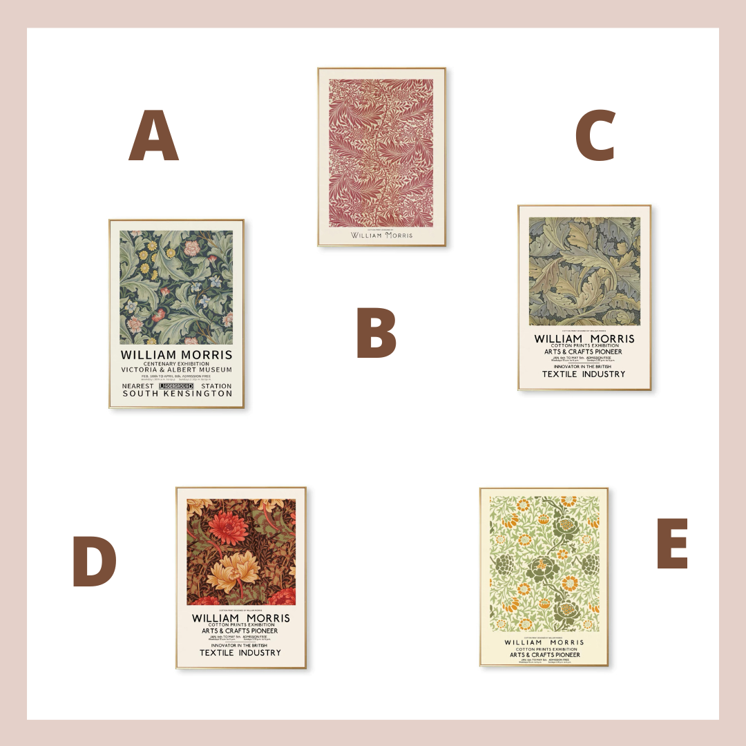 六畳の憩 William Morris Hanging Paintings ウィリアム・モリス